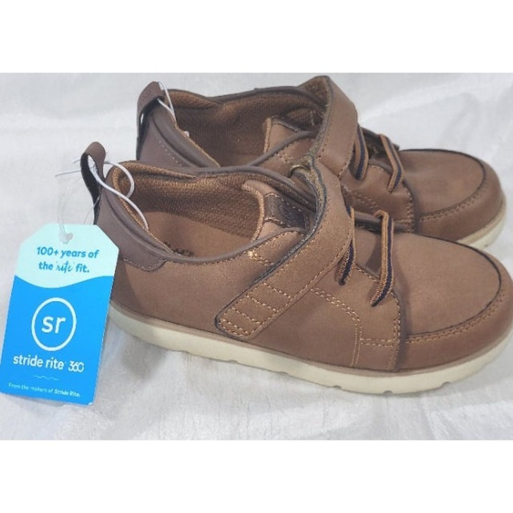 Stride Rite 360 Kids Boy's Casual Shoes 'Ethan' - Brown - Size 11M